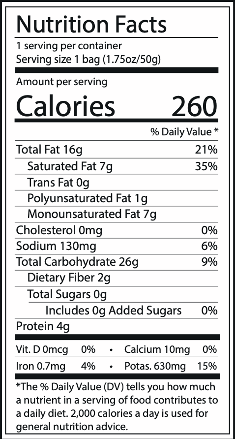 Fat Thins Sea Salt Snack Packs (1.75 oz, 24 Count)